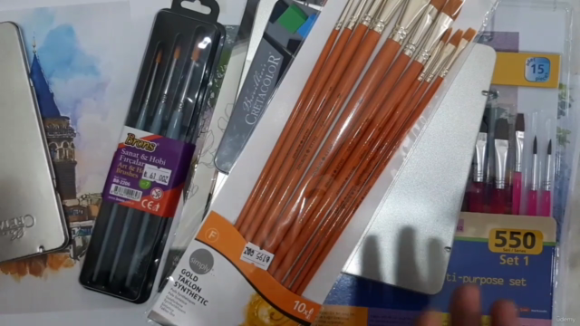 (Water Color Course )Gerçekçi Hiperrealist Sulu Boya Kursu – Screenshot 4