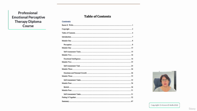 Professional Emotional Perceptive Therapy Diploma Course – Screenshot 4