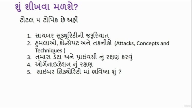 Introduction to Cyber Security (સાયબર સિક્યોરિટી નો પરિચય ) – Screenshot 1