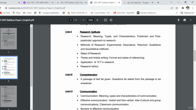 UGC NET / SET (WB) FIRST PAPER Preparation Course – Screenshot 2