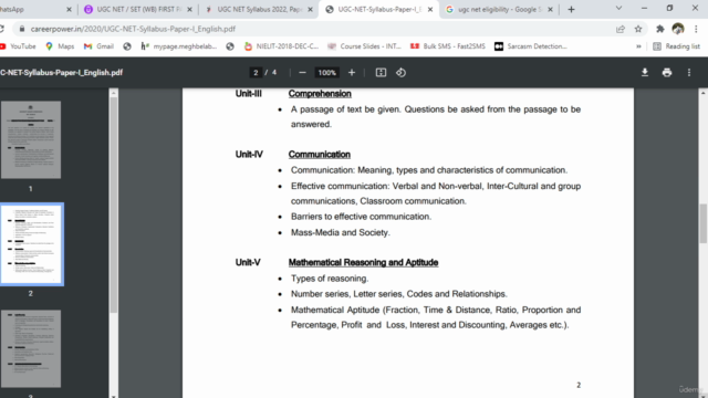 UGC NET / SET (WB) FIRST PAPER Preparation Course – Screenshot 3