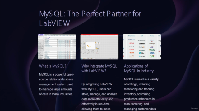 Data-driven Industry Applications with LabVIEW and MySQL – Screenshot 3