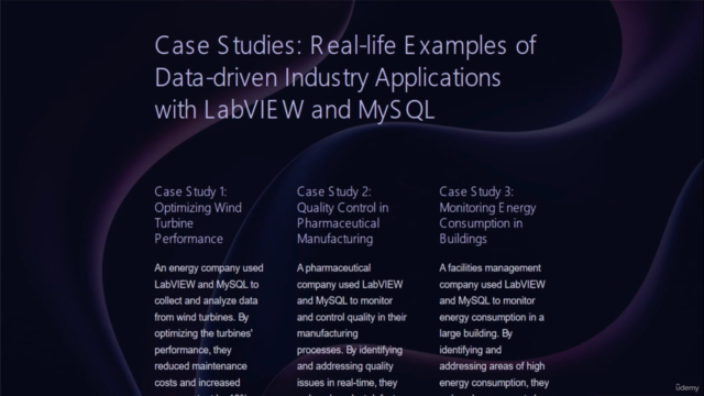 Data-driven Industry Applications with LabVIEW and MySQL – Screenshot 4