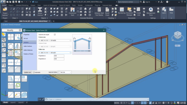 Autodesk Advance Steel 2022, Curso básico-Intermedio – Screenshot 2