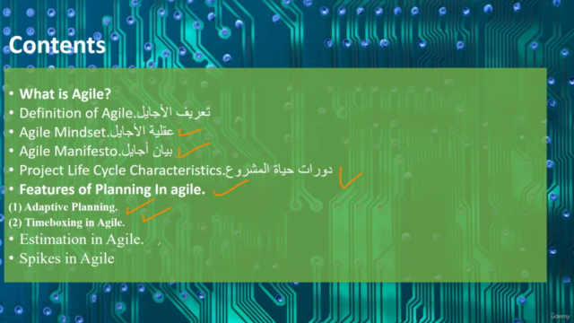 عربي Planning in Agile  التخطيط في أجايل أو الإدارة الرشيقة - Screenshot_04