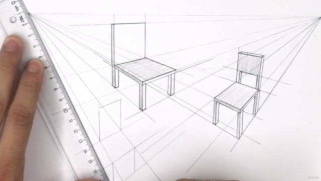 İki Nokta Perspektif Çizimi | Two Point Perspective – Screenshot 3