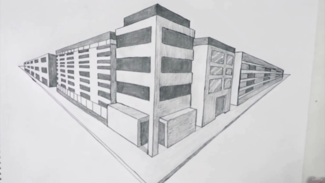 İki Nokta Perspektif Çizimi | Two Point Perspective – Screenshot 4