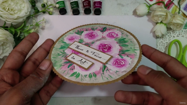 Floral Postcard - Learn to Make a Different Postcard – Screenshot 1