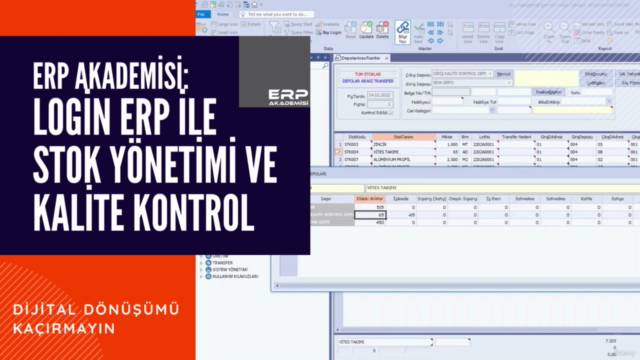 ERP Akademisi: Login ERP ile Stok Yönetimi ve Kalite Kontrol - Screenshot_03