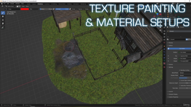 Blender 3 The Ultimate Medieval Scene Course – Screenshot 3