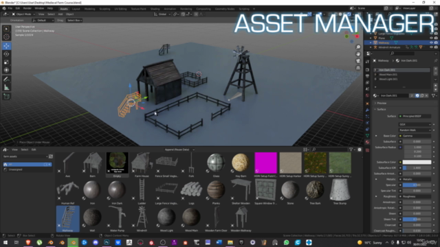 Blender 3 The Ultimate Medieval Scene Course – Screenshot 4