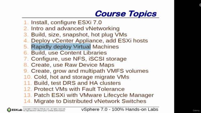 Mega Course - vSphere 7.0 Boot Camp 100% Lab Demos w. Ebook - Screenshot_02