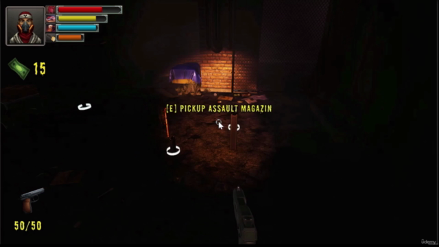 Unity 3D Horror Survival Game development  Part 1(Inventory) - Screenshot_01