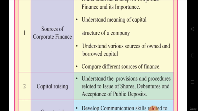 Corporate Finance – Screenshot 4