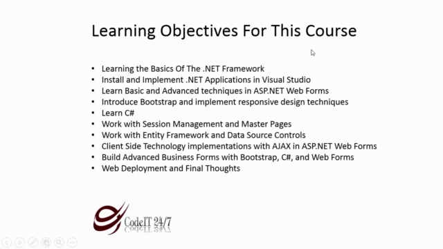Learn ASP NET with Bootstrap,Entity Framework,JavaScript,C# – Screenshot 1
