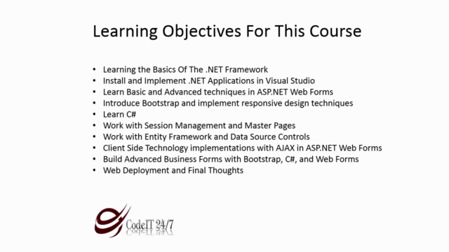 Learn ASP NET with Bootstrap,Entity Framework,JavaScript,C# – Screenshot 2