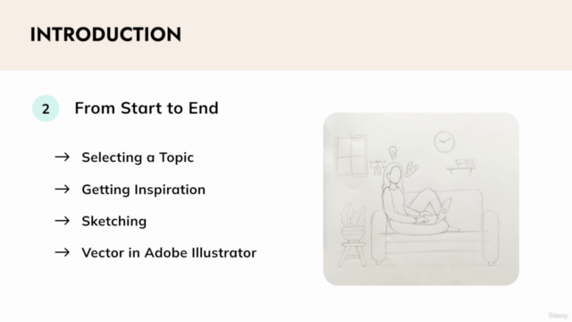 Easy Character Illustration Vector in Adobe Illustrator – Screenshot 2