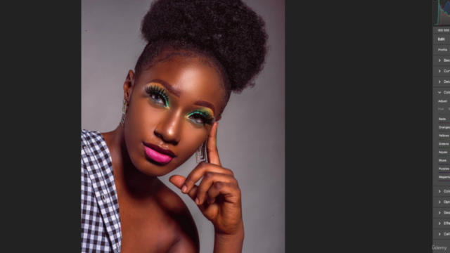 High End Photo Retouching Tutorial with Frequency Separation – Screenshot 3
