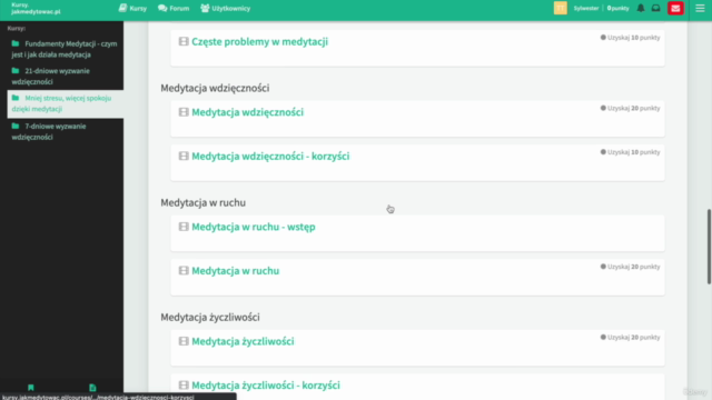 Kurs medytacji dla początkujących [medytacje na stres] – Screenshot 4