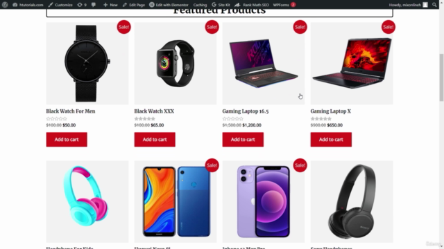 طريقة إنشاء متجر إلكتروني إحترافي بإستخدام الووردبريس – Screenshot 1