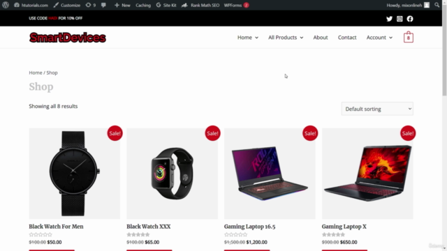 طريقة إنشاء متجر إلكتروني إحترافي بإستخدام الووردبريس – Screenshot 4