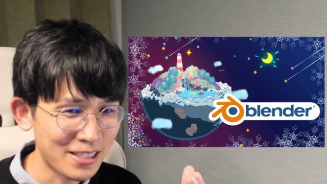 【3DCG初学者のための立体お絵描き】グリースペンシル入門! Blenderプラネット講座vol.3 – Screenshot 4