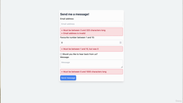 Simple HTML forms with Go – Screenshot 3