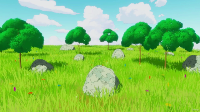 Make Stylized Grass by using Blender and Unity – Screenshot 4
