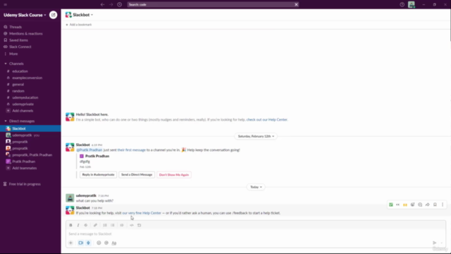 Learning Slack from Scratch – Screenshot 3