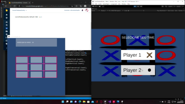 Desenvolvendo um jogo ONLINE com a Unity e Firebase 2022! – Screenshot 1