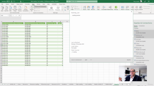 Advanced Planning Baseline Schedule with Primavera P6 &Excel – Screenshot 3