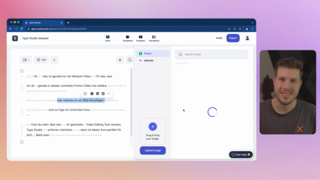 Einfache Videobearbeitung durch AI-Unterstützte Video Tools – Screenshot 2