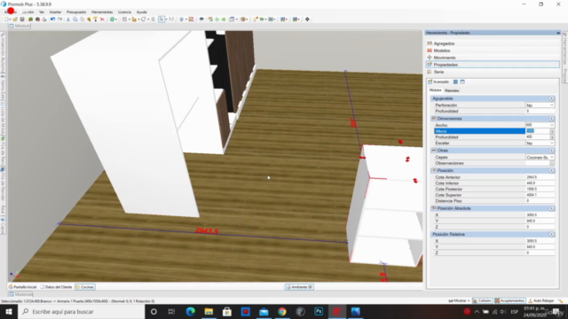 Aprende diseño y construcción de muebles con PROMOB PLUS – Screenshot 3