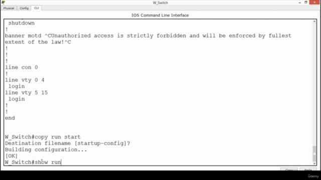 Fundamentals of Cisco CLI Switch Configuration – Screenshot 3