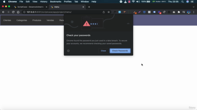 Projeto Prático: Micro Sistema de Vendas Com ScriptCase 9 – Screenshot 1