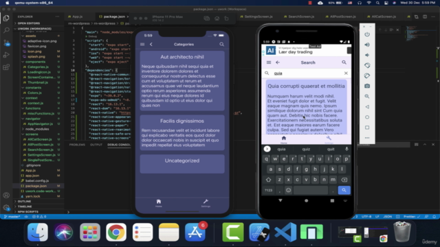 Create a React Native Mobile App for WordPress Website 2020 – Screenshot 2