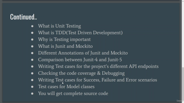 Practical Junit & Mockito Test with Java SpringBoot & JPA – Screenshot 4