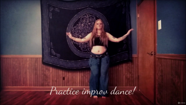 Belly Dance Basics: Hip Slides, Circles, & Shimmies – Screenshot 2