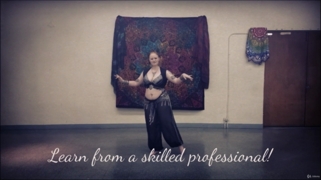 Belly Dance Basics: Hip Slides, Circles, & Shimmies – Screenshot 3