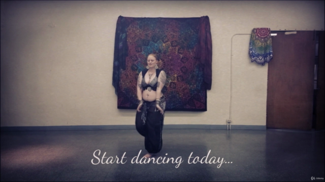 Belly Dance Basics: Hip Slides, Circles, & Shimmies – Screenshot 4