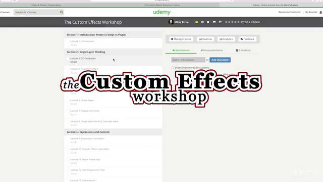The Custom Effects Workshop – Screenshot 2