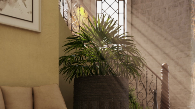 İç Mekan Tasarımı (AutoCAD, 3ds MAX & Vray) – Screenshot 1