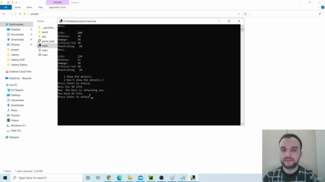 Python Course - Learn OOP by Doing a Game Project – Screenshot 2