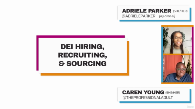 Diversity Equity & Inclusion Hiring, Recruiting, & Sourcing – Screenshot 1