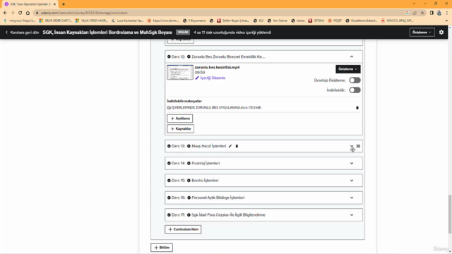 SGK, İnsan Kaynakları İşlemleri Bordrolama ve MuhSgk Beyanı – Screenshot 3
