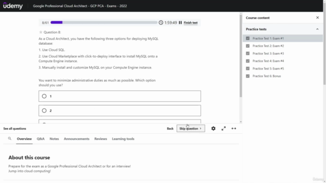 Google Professional Cloud Architect - PCA - Practice Exams – Screenshot 3