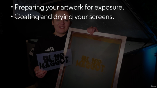 How to expose a screen for screen printing. – Screenshot 2