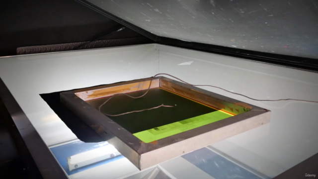 How to expose a screen for screen printing. – Screenshot 4