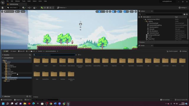 Learn How To Make A 2D Platformer In Unreal Engine 5 - Screenshot_04