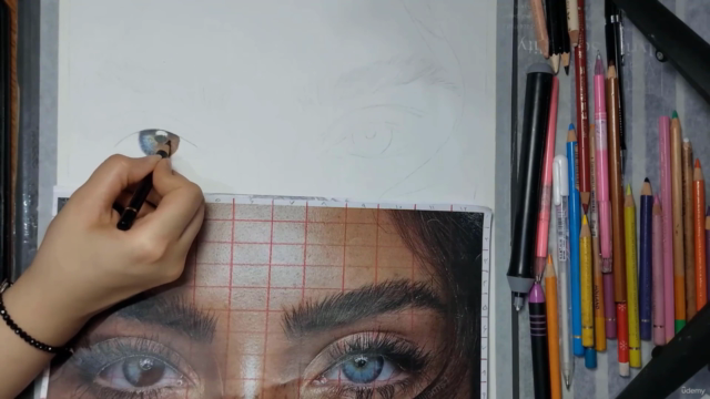 Portrait Drawing- Drawing a Beauty Girl with colored pencils - Screenshot_01